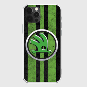 Чехол для iPhone 12 Pro с принтом Skoda Green Logo | Шкода Лого (Z) в Кировске, силикон | область печати: задняя сторона чехла, без боковых панелей | Тематика изображения на принте: octavia | rapid | rs | skoda | superb | vag | volkswagen | vrs | vw | yeti | авто | автомобиль | ам | ваг | вагавод | ети | карбон | машина | октавия | рапид | суперб | шкода | шкодавод