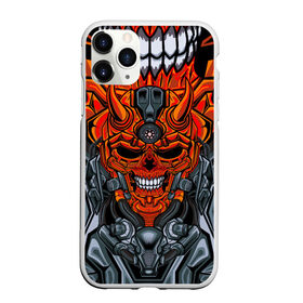 Чехол для iPhone 11 Pro матовый с принтом CyberSkull в Кировске, Силикон |  | Тематика изображения на принте: cyberpunk | evil | head | mask | mechanical | rage | robot | skull | арт | гнев | голова | демон | дьявол | злой | киберпанк | маска | механический | монстр | робот | рога | череп