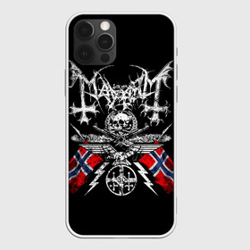 Чехол для iPhone 12 Pro Max с принтом MAYHEM в Кировске, Силикон |  | black metal | mayhem | блэк метал | группа | мейхем | метал | рок