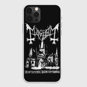 Чехол для iPhone 12 Pro Max с принтом Mayhem в Кировске, Силикон |  | black | mayhem | metal | music | rock | skull | блэк | гитара | группа | метал | музыка | рок | череп | электрогитара