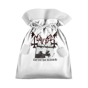 Подарочный 3D мешок с принтом Mayhem в Кировске, 100% полиэстер | Размер: 29*39 см | black | mayhem | metal | music | rock | skull | блэк | гитара | группа | метал | музыка | рок | череп | электрогитара