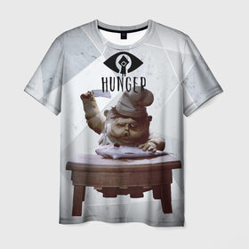 Мужская футболка 3D с принтом hanger в Кировске, 100% полиэфир | прямой крой, круглый вырез горловины, длина до линии бедер | game | little nightmares | арт | графика | игры