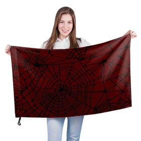 Флаг 3D с принтом Crimson Web в Кировске, 100% полиэстер | плотность ткани — 95 г/м2, размер — 67 х 109 см. Принт наносится с одной стороны | counter strike | crimson web | cs go | контр страйк | кримсон веб | кровавая паутина | нож кс го | скины | скины кс го