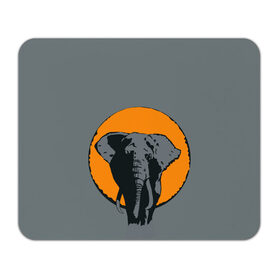 Коврик для мышки прямоугольный с принтом Африканский Слон в Кировске, натуральный каучук | размер 230 х 185 мм; запечатка лицевой стороны | Тематика изображения на принте: африка | графика | дикий мир | животное | персонаж | природа | рисунок | слон