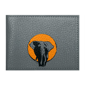 Обложка для студенческого билета с принтом Африканский Слон в Кировске, натуральная кожа | Размер: 11*8 см; Печать на всей внешней стороне | африка | графика | дикий мир | животное | персонаж | природа | рисунок | слон