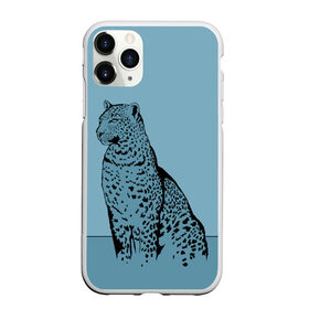 Чехол для iPhone 11 Pro матовый с принтом Леопард в Кировске, Силикон |  | Тематика изображения на принте: африка | большая кошка | графика | дикий мир | животное | кошка | персонаж | природа | рисунок | хищник