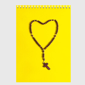 Скетчбук с принтом Сердце и крест в Кировске, 100% бумага
 | 48 листов, плотность листов — 100 г/м2, плотность картонной обложки — 250 г/м2. Листы скреплены сверху удобной пружинной спиралью | Тематика изображения на принте: сердца
разбитое сердце
крест с девушкой
узорный крест
сердце в наушниках на двоих