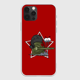 Чехол для iPhone 12 Pro Max с принтом Улитка танкист в Кировске, Силикон |  | графика | звезда | персонаж | природа | рисунок | шлемофон