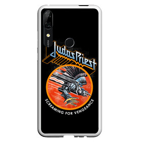 Чехол для Honor P Smart Z с принтом Judas Priest в Кировске, Силикон | Область печати: задняя сторона чехла, без боковых панелей | black | deep | heep | judas | led | metal | music | priest | purple | rock | sabbath | skull | uriah | zeppelin | блэк | гитара | группа | иуда | метал | музыка | рок | священник | череп | электрогитара