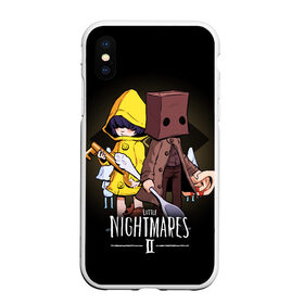 Чехол для iPhone XS Max матовый с принтом LITTLE NIGHTMARES 2 в Кировске, Силикон | Область печати: задняя сторона чехла, без боковых панелей | little nightmares | little nightmares 2 | six | игры | комиксы | шестая