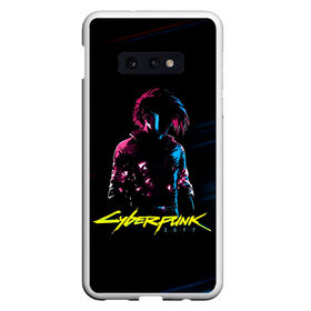 Чехол для Samsung S10E с принтом Cyberpunk 2077 в Кировске, Силикон | Область печати: задняя сторона чехла, без боковых панелей | cyberpunk 2077 | hacker | maelstrom | militech | quadra | samurai | sci fi | technology | trauma team | v | будущее | игра | иероглифы | киану ривз | кибер | киберпанк | киборг | киборги | корпорация | лого | милитек | панк | роботы | самурай | т