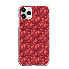 Чехол для iPhone 11 Pro Max матовый с принтом красный краситель в Кировске, Силикон |  | Тематика изображения на принте: бардовый | краситель | красный | майнкрафт | пиксель