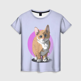 Женская футболка 3D с принтом Грустный Котик в Кировске, 100% полиэфир ( синтетическое хлопкоподобное полотно) | прямой крой, круглый вырез горловины, длина до линии бедер | графика | домашний животные | животное | котенок | котик | персонаж | природа | рисунок