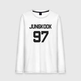 Мужской лонгслив хлопок с принтом BTS - Jungkook 97 в Кировске, 100% хлопок |  | boysband | bts | jungkook | jungkook 97 | k pop | korea | korean | music | бтс | джонгук | к поп | кей поп | корейская | корейский | корея | кпоп | музыка | чонгук