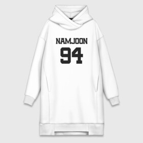 Платье-худи хлопок с принтом BTS   Namjoon (RM) 94 в Кировске,  |  | boysband | bts | bts rm | k pop | korea | korean | music | namjoon | namjoon 94 | rap monster | бтс | бтс рм | к поп | кей поп | корейская | корейский | корея | кпоп | музыка | намджун | намжун | рэп монстр