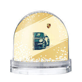 Снежный шар с принтом Porsche в Кировске, Пластик | Изображение внутри шара печатается на глянцевой фотобумаге с двух сторон | auto | porsche | sport | авто | автомобили | автомобиль | автомобильные | бренд | внедорожники | легковые | марка | пикапы | спорт