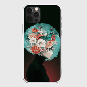 Чехол для iPhone 12 Pro Max с принтом Girl in flowers в Кировске, Силикон |  | 8 марта | лучшая в мире | мама | подарок | подарок женщине | подарок любимым | подарок на 8 марта | самая лучшая  в мире | семья