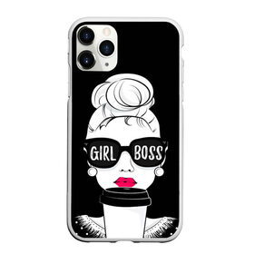 Чехол для iPhone 11 Pro матовый с принтом Girl Boss в Кировске, Силикон |  | 8 марта | лучшая в мире | мама | подарок | подарок женщине | подарок любимым | подарок на 8 марта | самая лучшая  в мире | семья