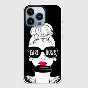 Чехол для iPhone 13 Pro с принтом Girl Boss в Кировске,  |  | 8 марта | лучшая в мире | мама | подарок | подарок женщине | подарок любимым | подарок на 8 марта | самая лучшая  в мире | семья