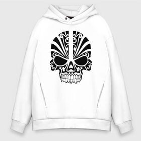 Мужское худи Oversize хлопок с принтом Skull Art в Кировске, френч-терри — 70% хлопок, 30% полиэстер. Мягкий теплый начес внутри —100% хлопок | боковые карманы, эластичные манжеты и нижняя кромка, капюшон на магнитной кнопке | art | body | bones | dead | drawing | face | graffiti | head | roses | skeleton | skul | skull | ад | арт | голова | граффити | зло | кости | лицо | металл | нарисованный | розы | рок | скелет | скул | скулл | три черепа | тьма