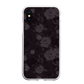 Чехол для iPhone XS Max матовый с принтом Flowers girl низ в Кировске, Силикон | Область печати: задняя сторона чехла, без боковых панелей | 8 марта | лучшая в мире | мама | подарок | подарок женщине | подарок любимым | подарок на 8 марта | самая лучшая  в мире | семья