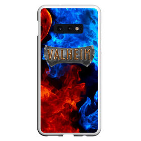 Чехол для Samsung S10E с принтом VALHEIM | ВАЛЬХЕЙМ (Z) в Кировске, Силикон | Область печати: задняя сторона чехла, без боковых панелей | Тематика изображения на принте: games | rune | valheim | vikings | валхейм | вальхейм | варвары | викинги | драккар | иггдрасиль | игра | один | рагнарёк | руны | скандинавы