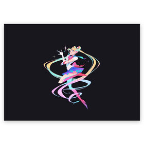 Поздравительная открытка с принтом Sailor Moon Сейлор Мун в Кировске, 100% бумага | плотность бумаги 280 г/м2, матовая, на обратной стороне линовка и место для марки
 | Тематика изображения на принте: anime | sailor moon | аниме | анимэ | венера | луна | лунная призма | марс | сейлор мун | серебрянное тысячелетие | серенити | сэйлор | усаги цукино | чиби мун | эндимион