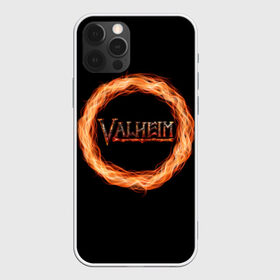Чехол для iPhone 12 Pro Max с принтом Valheim - огненный круг в Кировске, Силикон |  | Тематика изображения на принте: valheim | вальхейм | викинги | игра | компьютерный | круг | логотип | минимализм | огненный | огонь | подарок | черный