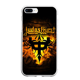 Чехол для iPhone 7Plus/8 Plus матовый с принтом JUDAS PRIEST в Кировске, Силикон | Область печати: задняя сторона чехла, без боковых панелей | heavy metal | judas priest | metal | metal gods | группы | джудас прист | метал | роб хэлфорд | хард рок | хеви метал