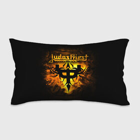 Подушка 3D антистресс с принтом JUDAS PRIEST в Кировске, наволочка — 100% полиэстер, наполнитель — вспененный полистирол | состоит из подушки и наволочки на молнии | heavy metal | judas priest | metal | metal gods | группы | джудас прист | метал | роб хэлфорд | хард рок | хеви метал