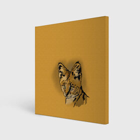 Холст квадратный с принтом Сервал в Кировске, 100% ПВХ |  | Тематика изображения на принте: африка | графика | дикий мир | животное | кошка | персонаж | природа | рисунок | хищник
