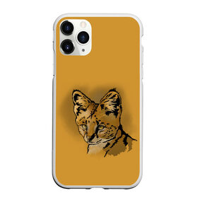 Чехол для iPhone 11 Pro матовый с принтом Сервал в Кировске, Силикон |  | Тематика изображения на принте: африка | графика | дикий мир | животное | кошка | персонаж | природа | рисунок | хищник