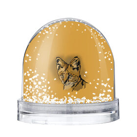 Снежный шар с принтом Сервал в Кировске, Пластик | Изображение внутри шара печатается на глянцевой фотобумаге с двух сторон | африка | графика | дикий мир | животное | кошка | персонаж | природа | рисунок | хищник