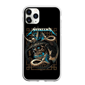 Чехол для iPhone 11 Pro матовый с принтом METALLICA в Кировске, Силикон |  | band | hardcore | metall | music | punk | rock | samurai | skull | usa | батька | джеймс | кирк | ларс | металлика | метла | музыка | рок | самурай | сша | трухильо | ульрих | хэви метал | хэммет | хэтфилд | череп