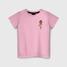 Детская футболка хлопок с принтом Wonder Woman 8 bit в Кировске, 100% хлопок | круглый вырез горловины, полуприлегающий силуэт, длина до линии бедер | justice league | vdzabma | wonder woman | лига справедливости | чудо женщина