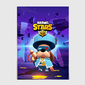 Постер с принтом Генерал Гавс brawl stars в Кировске, 100% бумага
 | бумага, плотность 150 мг. Матовая, но за счет высокого коэффициента гладкости имеет небольшой блеск и дает на свету блики, но в отличии от глянцевой бумаги не покрыта лаком | brawl | brawl stars | brawlstars | brawl_stars | jessie | бравл | бравлер руффс | бравлстарс | генерал гавс