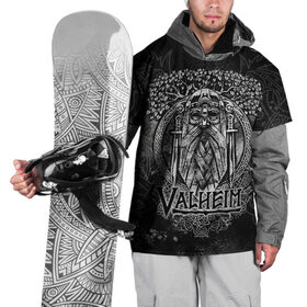 Накидка на куртку 3D с принтом Valheim в Кировске, 100% полиэстер |  | valheim | viking | валхейм | викинги | игры