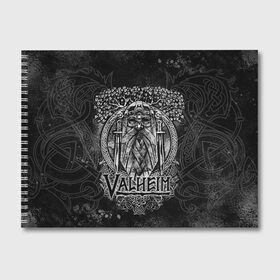 Альбом для рисования с принтом Valheim в Кировске, 100% бумага
 | матовая бумага, плотность 200 мг. | valheim | viking | валхейм | викинги | игры