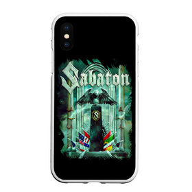 Чехол для iPhone XS Max матовый с принтом SABATON в Кировске, Силикон | Область печати: задняя сторона чехла, без боковых панелей | dark | hardcore | heroes | history | metal | music | punk | rock | sabaton | sweden | war | война | герои | история | музыка | рок | сабатон | швеция