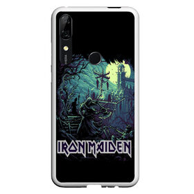 Чехол для Honor P Smart Z с принтом IRON MAIDEN в Кировске, Силикон | Область печати: задняя сторона чехла, без боковых панелей | Тематика изображения на принте: black | dark | death | fantasy | hardcore | heavy metal | iron maiden | metal | music | rock | skuul | usa | метал | музыка | рок | скелет | фентези | череп | черный