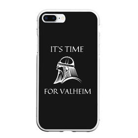 Чехол для iPhone 7Plus/8 Plus матовый с принтом Its time for Valheim в Кировске, Силикон | Область печати: задняя сторона чехла, без боковых панелей | elder | loki | odin | the | thor | valheim | биврёст | валхейм | вальхейм | викинги | всеотец | дракар | древний | древо | ётун | йотун | локи | мира | один | тор | фенир | хель | черный лес | эйктюр