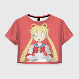 Женская футболка Crop-top 3D с принтом Sailor Moon Сейлор Мун в Кировске, 100% полиэстер | круглая горловина, длина футболки до линии талии, рукава с отворотами | Тематика изображения на принте: anime | sailor moon | аниме | анимэ | венера | луна | лунная призма | марс | сейлор мун | серебрянное тысячелетие | серенити | сэйлор | усаги цукино | чиби мун | эндимион