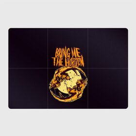 Магнитный плакат 3Х2 с принтом BRING ME THE HORIZON в Кировске, Полимерный материал с магнитным слоем | 6 деталей размером 9*9 см | band | bring me the horizon | hardcore | metal | music | punk | rock | skull | бринги | группа | метал | музыка | панк | рок | череп