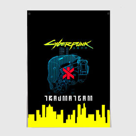 Постер с принтом TRAUMA TEAM Cyberpunk 2077 в Кировске, 100% бумага
 | бумага, плотность 150 мг. Матовая, но за счет высокого коэффициента гладкости имеет небольшой блеск и дает на свету блики, но в отличии от глянцевой бумаги не покрыта лаком | cyberpunk 2077 | hacker | maelstrom | militech | quadra | samurai | sci fi | technology | trauma team | v | будущее | игра | иероглифы | киану ривз | кибер | киберпанк | киборг | киборги | корпорация | лого | милитек | панк | роботы | самурай | т