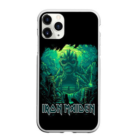 Чехол для iPhone 11 Pro матовый с принтом IRON MAIDEN в Кировске, Силикон |  | black | dark | death | fantasy | hardcore | heavy metal | iron maiden | metal | music | rock | skuul | usa | метал | музыка | рок | скелет | фентези | череп | черный