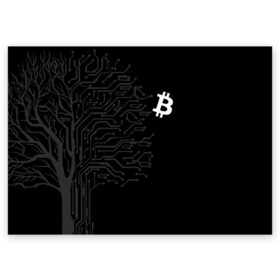 Поздравительная открытка с принтом БИТКОИН | BITCOIN в Кировске, 100% бумага | плотность бумаги 280 г/м2, матовая, на обратной стороне линовка и место для марки
 | bitcoin | blockchain | btc | cardano | crypto | ethereum | polkadot | tether | xrp | бинанс | биткоин | блокчейн | валюта | деньги | криптовалюта | майнер | майнинг | цифровая валюта | цифровое золото | эфир