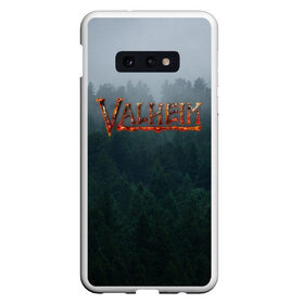 Чехол для Samsung S10E с принтом Valheim в Кировске, Силикон | Область печати: задняя сторона чехла, без боковых панелей | forest | ragnarok | rust | valhalla | valheim | viking | валхейм | вальгалла | вальхейм | варяг | викинг | викинги | выживалка | игра | лес | лесной | рагнарёк | раст | туман