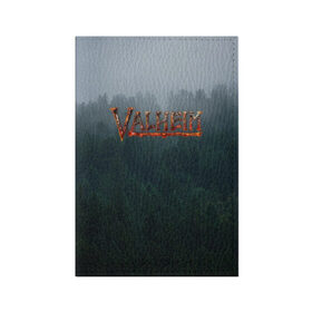 Обложка для паспорта матовая кожа с принтом Valheim в Кировске, натуральная матовая кожа | размер 19,3 х 13,7 см; прозрачные пластиковые крепления | forest | ragnarok | rust | valhalla | valheim | viking | валхейм | вальгалла | вальхейм | варяг | викинг | викинги | выживалка | игра | лес | лесной | рагнарёк | раст | туман