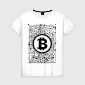 Женская футболка хлопок с принтом BITCOIN CRYPTOCURRENCY | КРИПТОВАЛЮТА (Z) в Кировске, 100% хлопок | прямой крой, круглый вырез горловины, длина до линии бедер, слегка спущенное плечо | binance coin | bitcoin | blockchain | btc | cardano | crypto | ethereum | litecoin | polkadot | tether | xrp | биткоин | блокчейн | валюта | деньги | криптовалюта | майнер | майнинг | цифровая валюта | цифровое золото | эфир