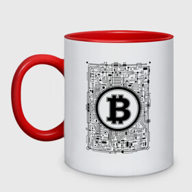 Кружка двухцветная с принтом BITCOIN CRYPTOCURRENCY | КРИПТОВАЛЮТА (Z) в Кировске, керамика | объем — 330 мл, диаметр — 80 мм. Цветная ручка и кайма сверху, в некоторых цветах — вся внутренняя часть | binance coin | bitcoin | blockchain | btc | cardano | crypto | ethereum | litecoin | polkadot | tether | xrp | биткоин | блокчейн | валюта | деньги | криптовалюта | майнер | майнинг | цифровая валюта | цифровое золото | эфир